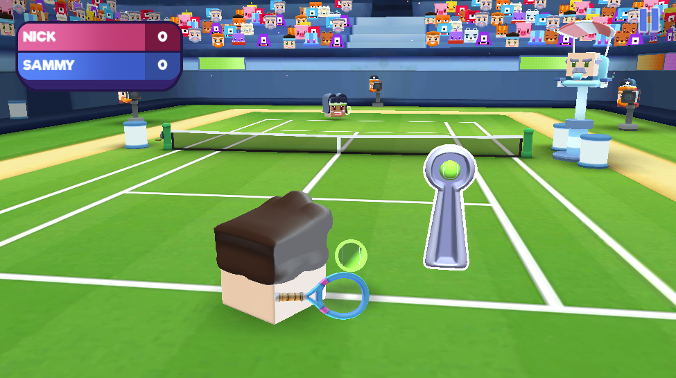 arcade tennis screenshot