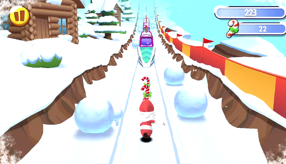 santa run screenshot